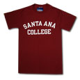 Sac Basic Spellout Tee, Jerzees - Cardinal
