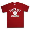 Sac Baseball Sport Tee, Russell - Red