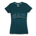 Jrs Sac Ulta Darcy V-Neck Tee, Jansport - Teal