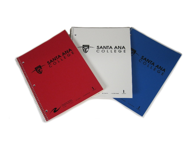Notebook College Ruled SAC Diagonal Logo