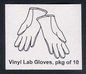 Nitrile Lab Gloves Size Large (SKU 1028669212)