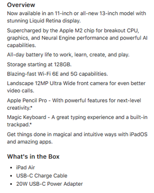 11-Inch Ipad Air (1084288132) 11-Inch Ipad Air