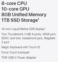 14-Inch Macbook Pro: Apple M3 Chip