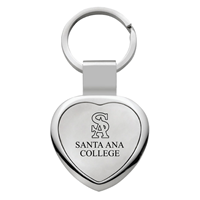 SAC Heart Shaped Key Tag