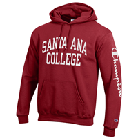 Santa Ana College Champion Vertical Hoodie