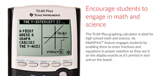 TI-84 All Purpose Graphing Calculator