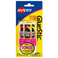 Avery Glue Stick 2Pk W/ Bonus Stick