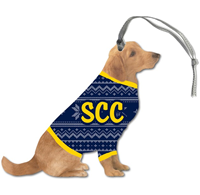 L2 Xmas SCC Dog Ornament