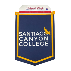 SCC COLLEGIATE BANNER W/ HAWK 18x24
