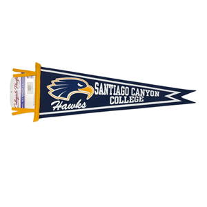 SCC COLLEGIATE HAWKS PENNANT 9x27