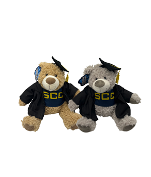 Grad Aly &Abby Bear Cap&Gown