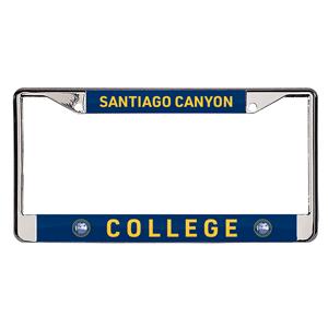 SCC License Frame Silver